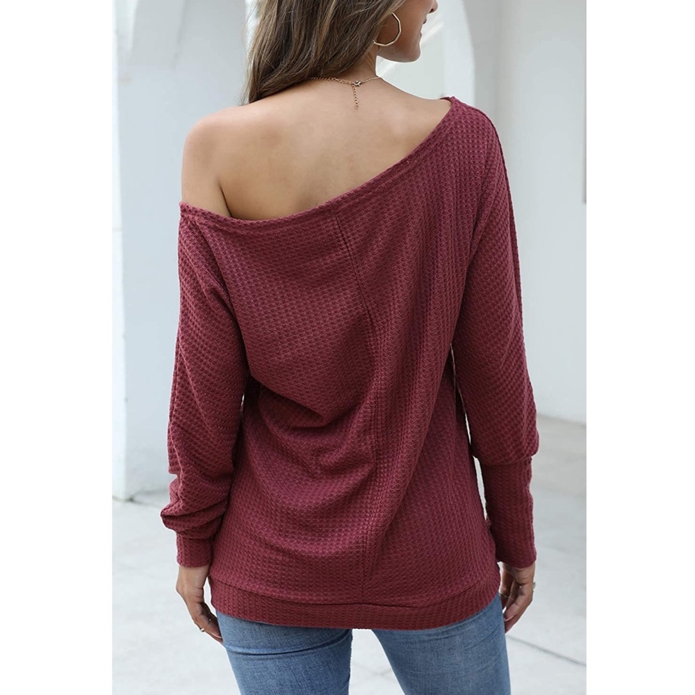 Off Shoulder Sweater - Picture 2 of 4